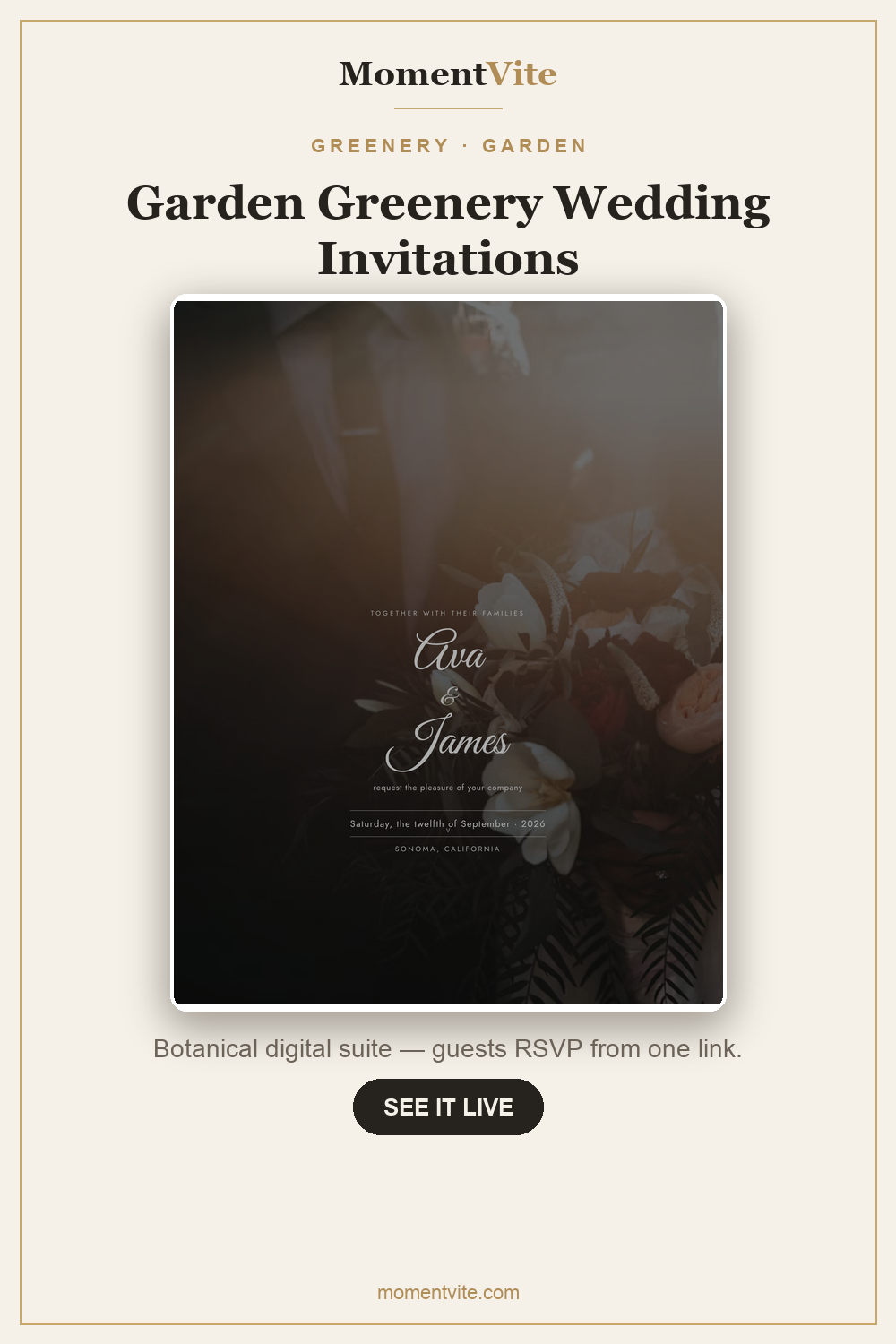 Garden Greenery Wedding Invitations